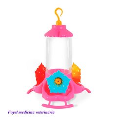 Bebedero para Colibrí Austral o Picaflor Rubí de plástico