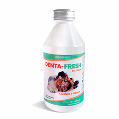 Denta - Fresh del Laboraotorio Ruminal es una nueva solución para el control del mal aliento y placas dentarias de perros y gatos.