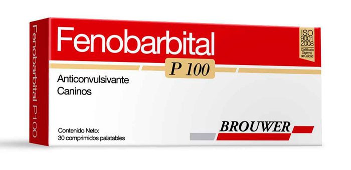 Fenobarbital comprimidos palatables anticonvulsivante para caninos