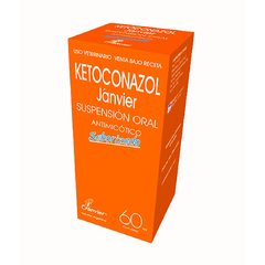 El Ketoconazol del Laboratorio J'anvier es un antimicótico para caninos y felinos de administración sistémica de amplio espectro, indicado en infecciones fúngicas causadas por Cándida y Aspergillus entre otros.
