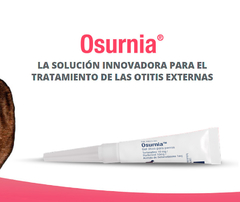 Osurnia gel ótico de larga duración de uso veterinario para el tratamiento de las otitis externas en perros
