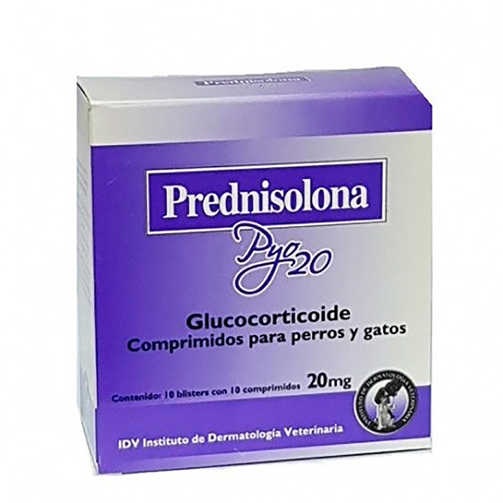 Prednisolona Pyo antialérgico antiinflamatorio de uso veterinario