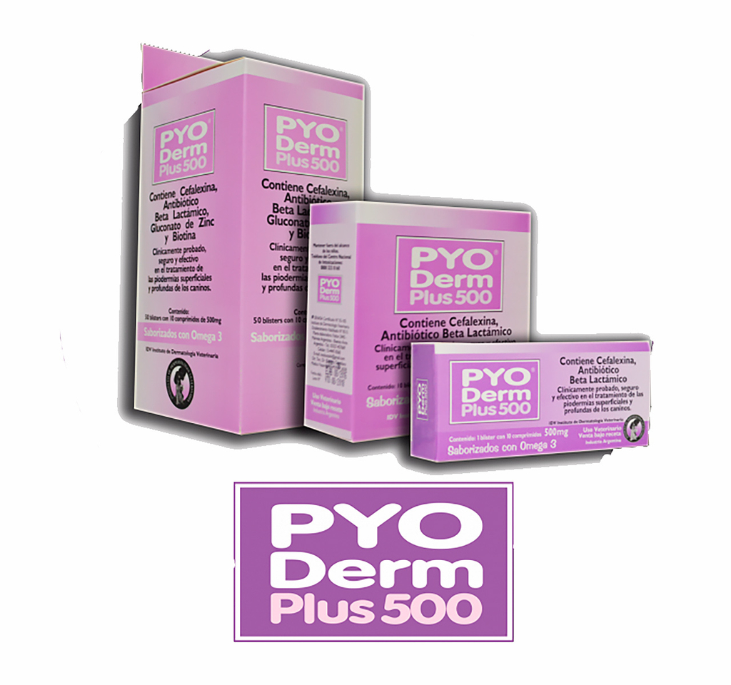 Empírico 945 Expansión Pyo Derm Plus Antibiotico - Cefalexina saborizada para perros y gatos