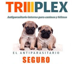 Triplex F en suspensión - antiparasitario interno para cachorros en internet