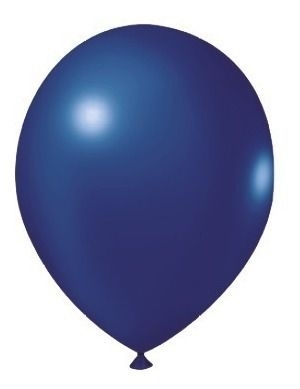 Balão de látex azul cobalto