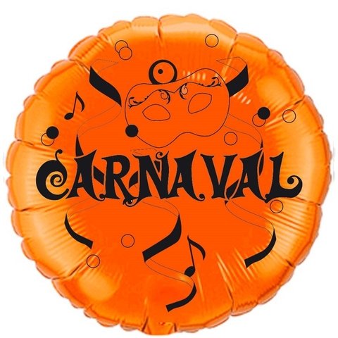 Balão Metalizado 18 polegadas  Carnaval  