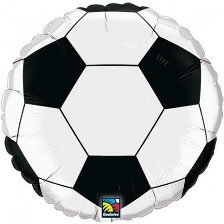 Bola de Futebol - Balão Metalizado - 18" - 45 cm - Marca Qualatex