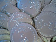 Souvenir Monedas chocolate Tradición de la abundancia