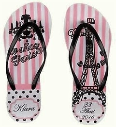 Ojotas personalizadas Eiffel