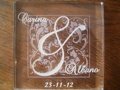 Posavasos Acrílico grabado