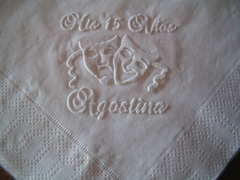Servilleta Tissue personalizada Agostina