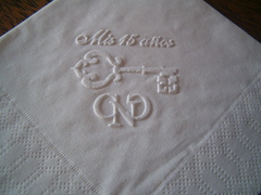 Servilleta personalizada Llave