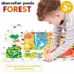 Observation Puzzle Forest Age 3+ Puzzle - Children's Books