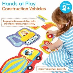 Hands at Play Construction Vehicles Age 2+ Puzzle - Children's Books