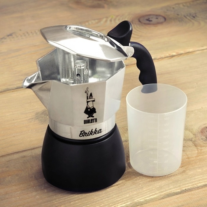 Cafetera Bialetti Brikka 2 Cups Manual Italiana Doble Espuma