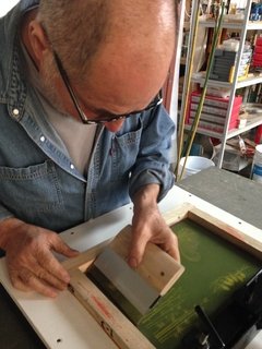 curso de serigrafía en vidrio
