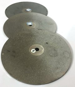 discos de diamante para pulir vasos de vidrio reciclado
