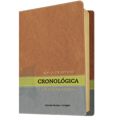 Bíblia de Estudo Cronológica Aplicação Pessoal Tarja Verde - comprar online