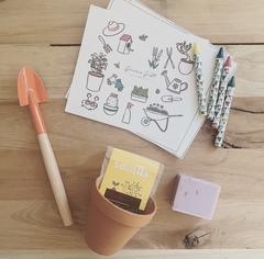 Kit infantil "Siembra y colorea" en internet