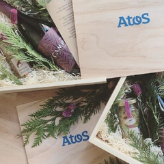 Set de vino orgánico con conservas - Atos