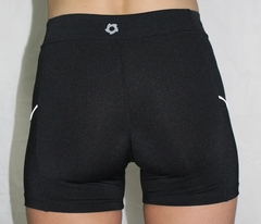 Calza Corta Mills Bloom Mujer Negro - PegasoPatagonia