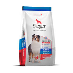 Sieger Adulto Mediano y Grande 15kg