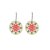 Citric Sunflower Mandala Earrings