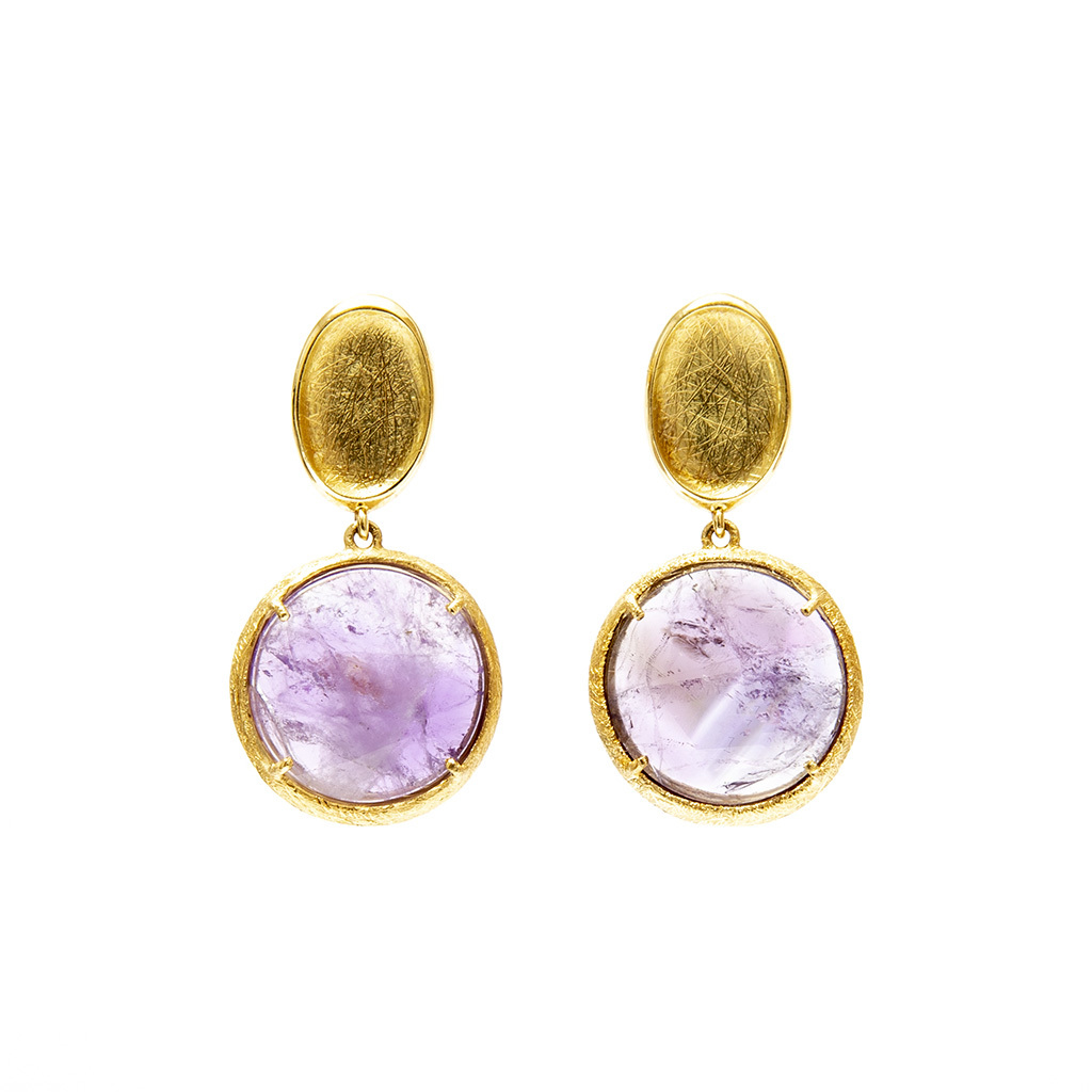 Amethyst Byzantine Earrings