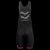 BIB SHORTS 7.4 BLACK w/ BURGUNDY
