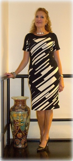 Vestido Fantasía Diagonal - comprar online