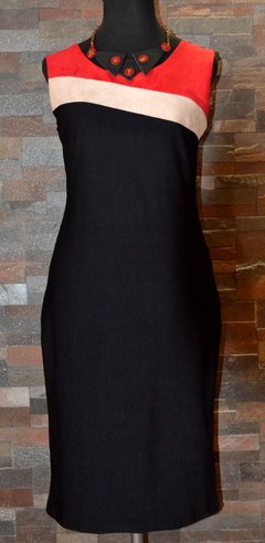 Vestido Jackie de Diseño Negro apliques