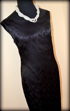 Conjunto Vestido Jackie y abrigo 7/8 en Seda Labrada - tienda online