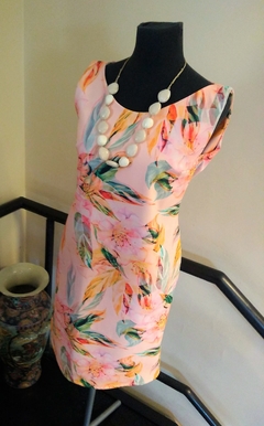 Vestido Jackie Scuba Salmón - comprar online