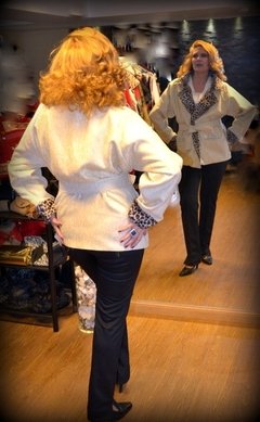 Abrigo en Chenille Natural animal print - VA Viviana Abbatángelo