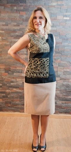 Traje abrigo y vestido en Gamuza en internet