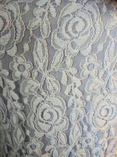 Vestido Jackie Encaje elastizado Natural - VA Viviana Abbatángelo