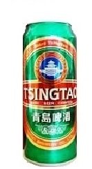 Tsingtao® cerveza de arroz lata 500 ml.