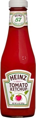 Heinz® Ketchup botella de vidrio x 397 ml.