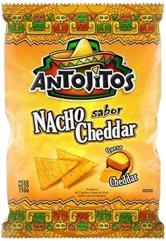 Antojitos® nacho cheddar x 110 g.