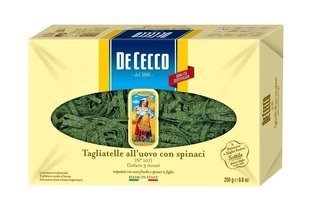 De Cecco® Tagliatelle Matasse con Espinaca y Huevo x 500 g.