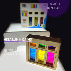 Mesa Lumínica MD Clásica + Bloques laberinto en internet