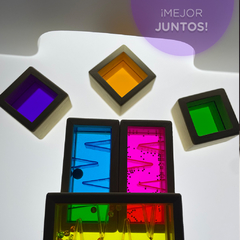 Mesa Lumínica MD Clásica + Bloques laberinto - MD Herramientas Educativas — Tienda Online