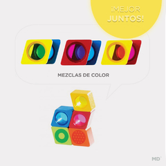 Mesa Lumínica MD Clásica + Bloques Sensoriales MINI - MD Herramientas Educativas — Tienda Online
