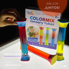 Mesa Lumínica Md Clásica + Tubos sensoriales