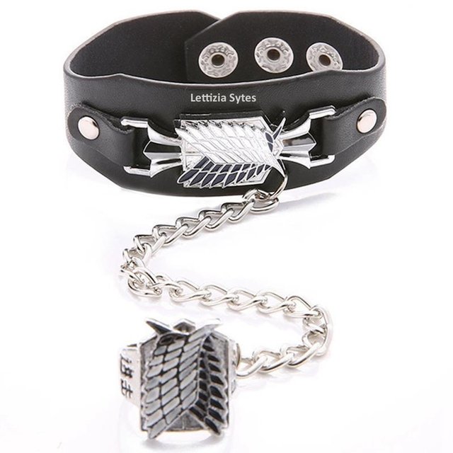 Pulsera Anillo Anime Shingeki No Kyojin Ataque a los