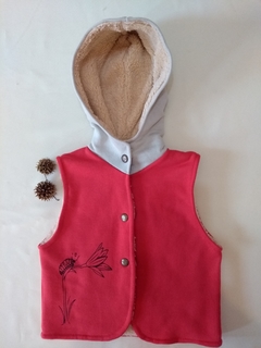 Chaleco Multicolor con corderito talle 2 SIN STOCK - tienda online