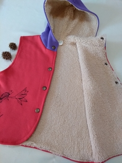 Imagen de Chaleco Multicolor con corderito talle 6 SIN STOCK