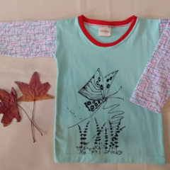 Remera Aqua Mariposa