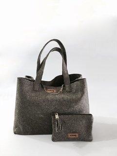 shopping bag CHELSEA felt - AZZULARQ