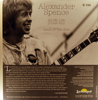 Alexander Spence - All My Life (I Love You) [Compacto] - 180 Selo Fonográfico